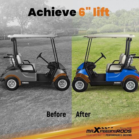 maXpeedingrods A-arm 6" Lift Kit for Yamaha Golf Cart G2 G9 Electric & Gas Model 1985-1995 in Saudi Arabia