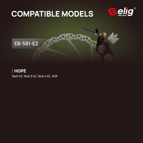 وسادات فرامل قرص الدراجة من ELIG متوافقة مع Hope Tech V2، Tech 3 X2، Tech 4 X2، XCR｜MTB Downhill Trail Enduro Race ركوب الدراجات في جميع الجبال in Kuwait