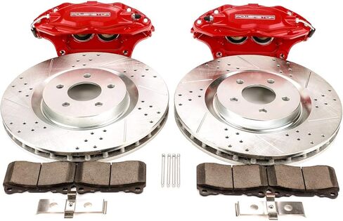 Power Stop BBK-MUST-001R Front and Rear Big Brake Conversion Kit for 2005-2014 Ford Mustang in Saudi Arabia