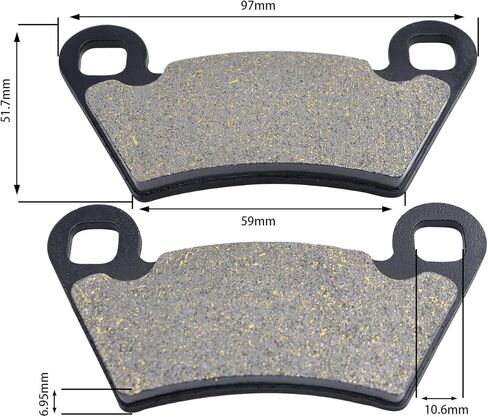 مكابح أمامية وخلفية لبولاريس رينجر 800 700 570 500 XP RZR 900 Crew EV Sportsman ACE in Kuwait