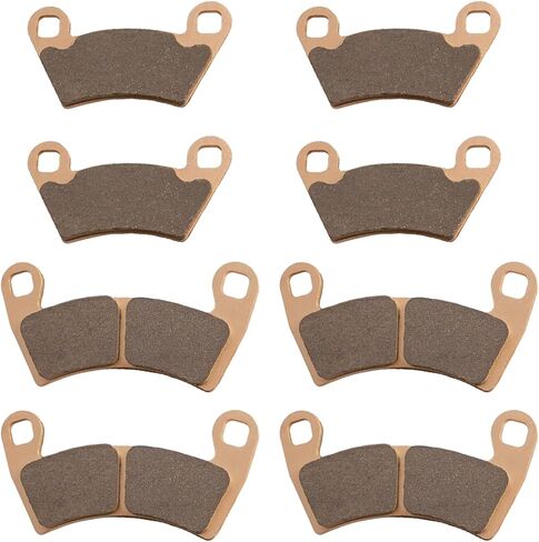 وسادات الفرامل المعدنية الملبدة لـ Polaris RZR XP 900/4 800 EFI/Ranger XP 900/Ranger 500/570/700/800/900 Ranger Crew 500، مجموعة وسادات الفرامل البديلة المتينة تحل محل 1911228 2203747 2205949 2208933 in Kuwait