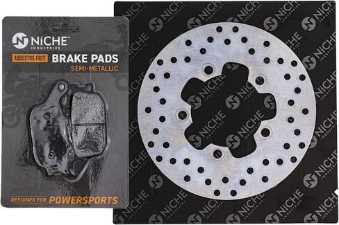 NICHE Rear Brake Rotor Pad Semi Metallic Kit For Suzuki SV650 SV650S SV1000 in Saudi Arabia