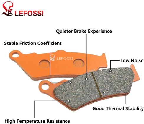 Front Rear Carbon Fiber Brake Pads Compatible with for BMW F700 GS F700GS F 700 GS 2013-2017, F800 GS F800G 2008-2012 F 800 GS Adventure 2012 2013 2014 2015 2016 2017 FA209F FA209F FA213R in Saudi Arabia