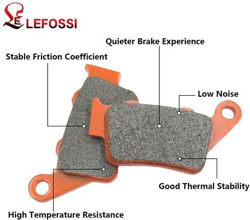 Front Rear Carbon Fiber Brake Pads Compatible with for BMW F700 GS F700GS F 700 GS 2013-2017, F800 GS F800G 2008-2012 F 800 GS Adventure 2012 2013 2014 2015 2016 2017 FA209F FA209F FA213R in Saudi Arabia