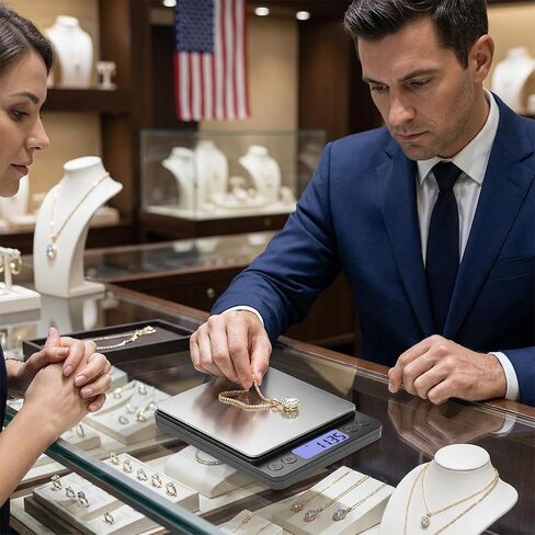 مقياس العملات المعدنية SKEAP لوزن العملات المعدنية، 1 كجم/0.01 جرام، مقياس غرام عالي الدقة لهواة جمع العملات المعدنية والذهب والمجوهرات، مع شحن USB، وشاشة LCD، وعد أجهزة الكمبيوتر، يتضمن كابل شحن وبطاريات AAA in Kuwait