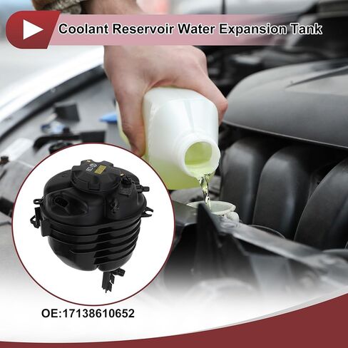 1 Set Engine Coolant Reservoir Water Expansion Tank for BMW 330i 2017-2019 330i XDrive 17-19 Coolant Radiator Reservoir Bottle with Cap No.17138610652 in Saudi Arabia