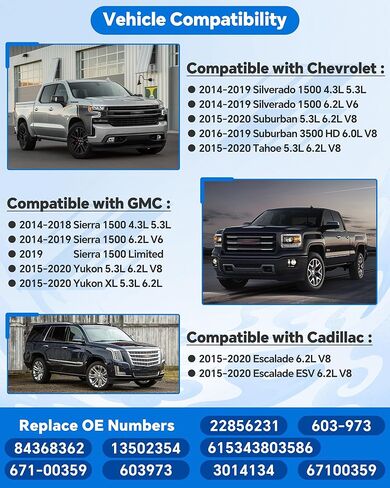 603-973 خزان خزان سائل التبريد مع غطاء لسيارة Chevy Silverado 1500 Tahoe، GMC Sierra 1500 Yukon، Cadillac Escalade 2014-2020، استبدال # 603973 22856231 3014134، خزان تجاوز سائل التبريد من الألومنيوم in Kuwait
