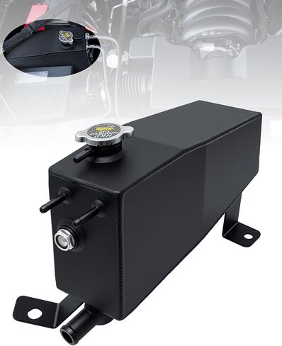 603-973 خزان خزان سائل التبريد مع غطاء لسيارة Chevy Silverado 1500 Tahoe، GMC Sierra 1500 Yukon، Cadillac Escalade 2014-2020، استبدال # 603973 22856231 3014134، خزان تجاوز سائل التبريد من الألومنيوم in Kuwait