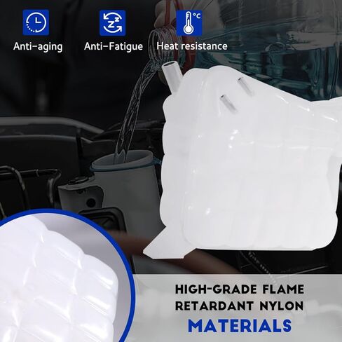 Engine Coolant Overflow Recovery Reservoir Tank [w/Cap & Sensor] Compatible with Freightliner M2 2012-2017 in Saudi Arabia
