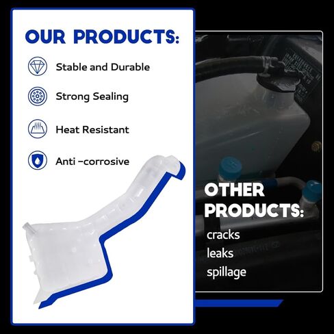 Engine Coolant Overflow Recovery Reservoir Tank [w/Cap & Sensor] Compatible with Freightliner M2 2012-2017 in Saudi Arabia