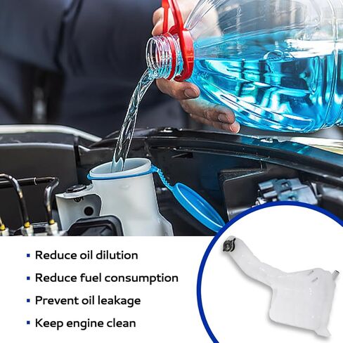 Engine Coolant Overflow Recovery Reservoir Tank [w/Cap & Sensor] Compatible with Freightliner M2 2012-2017 in Saudi Arabia