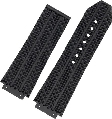 BIK FKM Fluorosilicone watchbands For HUBLOT BIG BANG Silicone 25 * 17mm 26 * 19mm Waterproof Men's Watch Strap Chain Watch Rubber Bracelet Wristband in Saudi Arabia