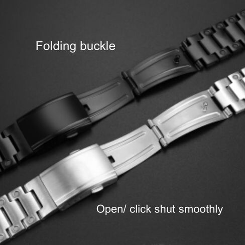 سوار ساعة من الفولاذ المقاوم للصدأ لجهاز G-Shock GA2100/GA2110 | حزام بديل معدني متوافق مع ساعات GA2100/GA2110 الأصلية | لم يتم تضمين أي حالة in Kuwait