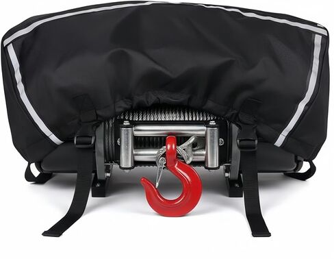 غطاء ونش صغير بشريط عاكس، غطاء واقٍ عالي التحمل مقاوم للماء والأشعة فوق البنفسجية للروافع الكهربائية حتى 5500 رطل in Kuwait