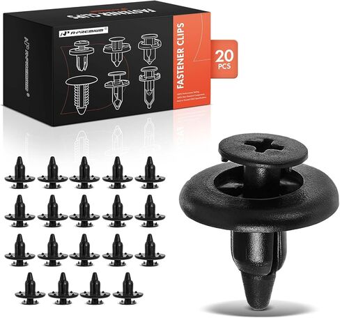 A-Premium 30-Pack Nylon Back Trim Panel Car Retainer Fastener Push Pin Clips Compatible with Toyota Tacoma 1995-2002 - for 6mm in Saudi Arabia