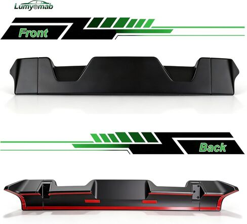 Matt Black Rear Roof Spoiler Wing Splitter Compatible for 2013 2014 2015 2016 2017 2018 Dodge Ram 1500 Lip Wing All Cabs Truck Tailgate Spoiler Wing Splitter Cover Accessory in Saudi Arabia
