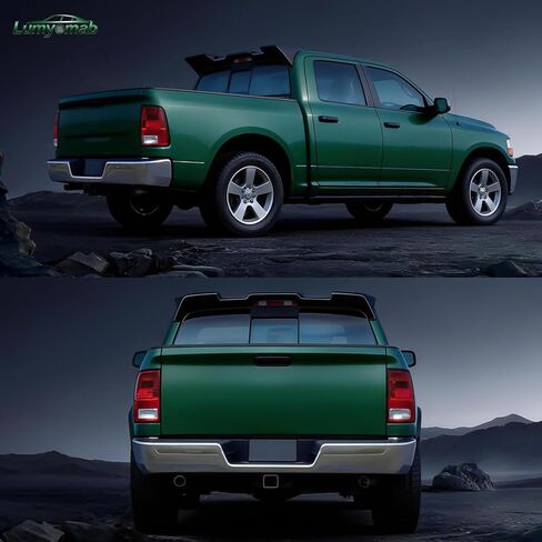 Matt Black Rear Roof Spoiler Wing Splitter Compatible for 2013 2014 2015 2016 2017 2018 Dodge Ram 1500 Lip Wing All Cabs Truck Tailgate Spoiler Wing Splitter Cover Accessory in Saudi Arabia