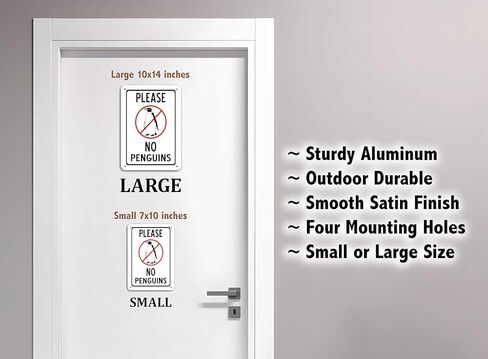 Funny Metal Sign - PLEASE NO SPOILERS - White Aluminum in Saudi Arabia