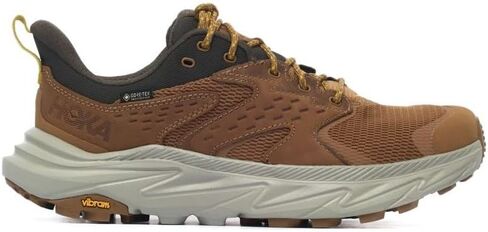 Hoka Anacapa Low 2 G-TX Trail Running Shoes Men Brown Grey in Saudi Arabia
