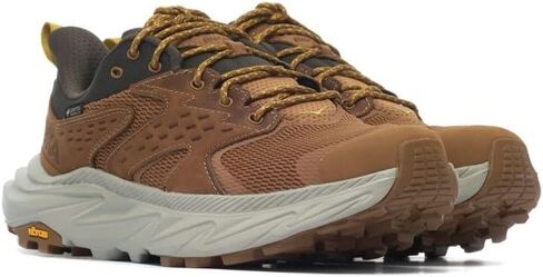 Hoka Anacapa Low 2 G-TX Trail Running Shoes Men Brown Grey in Saudi Arabia