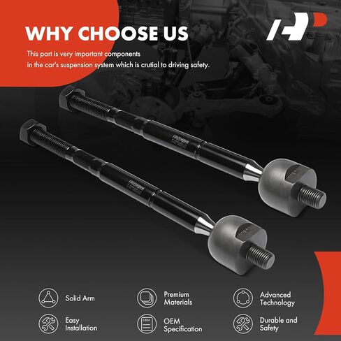 A-Premium 2 x Front Inner Tie Rod Ends, Compatible with Lexus IS300 2001 2002 2003 2004 2005 in Saudi Arabia