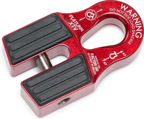 Factor 55 00070-01 Flatlink XTV (ATV and UTV) Winch Shackle Mount - Red in Saudi Arabia