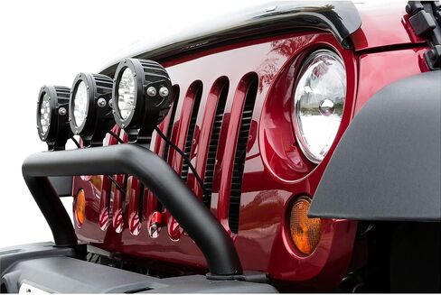 Westin 46-43635 MAX Winch Tray Bull Bar Light Mount fits 2007-2018 Wrangler JK Black Wrinkle in Saudi Arabia