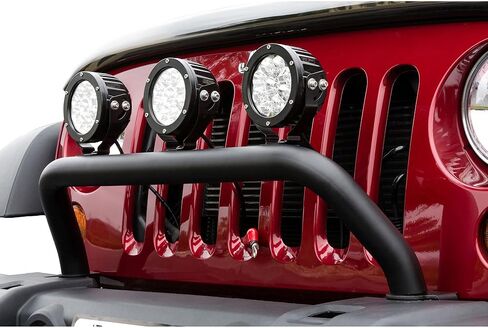 Westin 46-43635 MAX Winch Tray Bull Bar Light Mount fits 2007-2018 Wrangler JK Black Wrinkle in Saudi Arabia