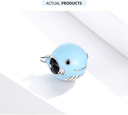 for Pandora Charm Bracelets for Women - 925 Sterling Silver Ocean Animal (Crab - Blue Whale) in Kuwait