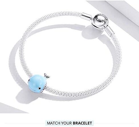 for Pandora Charm Bracelets for Women - 925 Sterling Silver Ocean Animal (Crab - Blue Whale) in Kuwait