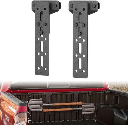 Bed Rail Recovery Board Mounts Brackets for Pickup Trucks, Heavy-Duty Adjustable Steel Traction Board Holder, Compatible with Bed Rail Systems for Off-Road Sand, Snow, Mud Recovery Tracks in Saudi Arabia