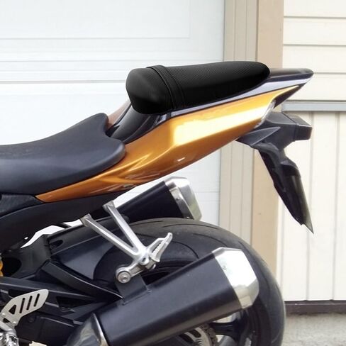SLMOTO Motorcycle Seat, Passenger Rear Seat Pillion Fit For Suzuki GSXR GSX-R 1000 2007-2008 07 08 Black in Saudi Arabia