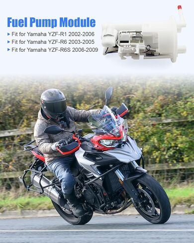 وحدة مضخة الوقود 5pw-13907-03-00 مناسبة لياماها YZF-R1 2002-2006 YZF-R6 2003-2005 YZF-R6S 2006-2009، استبدال 5PW-13907-05-00 5PW-13907-01-00 5PW-13907-00-00 in Kuwait