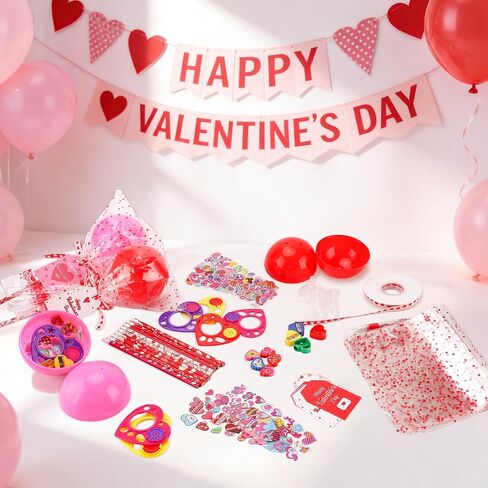 Valentines Day Gifts, 24 Set Giant Lollipop-Shaped Stationery Set with Pencils Erasers Pencil Sharpeners Stickers Greeting Cards Tags Kaleidoscope Rulers for Office Exchange Gift Party Favors in Kuwait