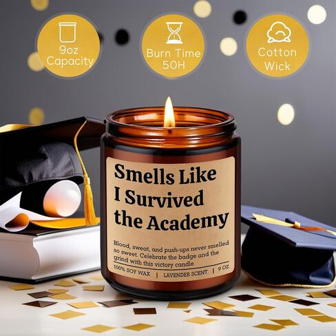 شمعة ميراكو، هدايا التخرج من أكاديمية الشرطة لخريجي رجال الشرطة، هدايا ضابط شرطة جديدة للرجال والنساء والأصدقاء، هدايا تهنئة لإنفاذ القانون، أساسيات شرطي المستقبل المضحكة in Kuwait