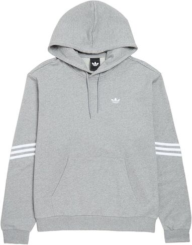 adidas Classic Hoodie - Medium Grey Heather/White - MD in Saudi Arabia