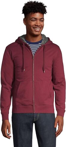 Lands' End mens Serious Sweats Full Zip Hoodie in Saudi Arabia
