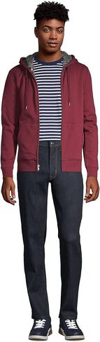 Lands' End mens Serious Sweats Full Zip Hoodie in Saudi Arabia