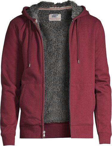Lands' End mens Serious Sweats Full Zip Hoodie in Saudi Arabia
