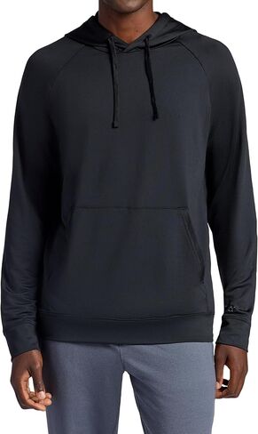 Gaiam Men's Zen Flex Pullover Hoodie, Standard Fit, Stretch Midweight Terry Material in Saudi Arabia