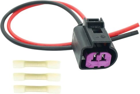 2 Wires 2-Pin Alternator Connector Wiring Harness Pigtail Plug Fit for BMW Mercedes Volks Golf Beetle AUD 367w in Saudi Arabia