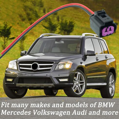 2 Wires 2-Pin Alternator Connector Wiring Harness Pigtail Plug Fit for BMW Mercedes Volks Golf Beetle AUD 367w in Saudi Arabia
