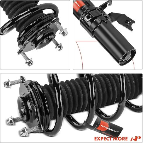 A-Premium Front Complete Struts Compatible with Honda Pilot 2016-2022 - 2x Replacement Suspension Shock Absorber with Coil Spring Assembly in Saudi Arabia