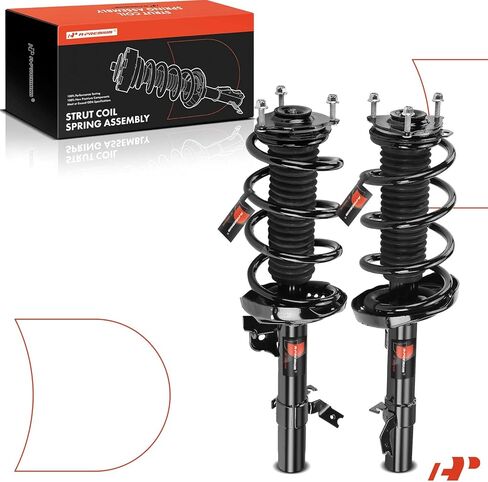 A-Premium Front Complete Struts Compatible with Honda Pilot 2016-2022 - 2x Replacement Suspension Shock Absorber with Coil Spring Assembly in Saudi Arabia
