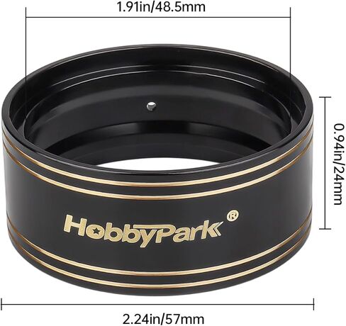 حلقات مشبك خرز داخلية من النحاس من HobbyPark، 95 جم، أوزان عجلة تناسب إطارات عجلات 1.9 بوصة لـ 1/10 RC Crawler Axial SCX10 II 90046 TRX4 VS4-10 SCX10 Pro، 4 قطع (ذهبي) in Kuwait