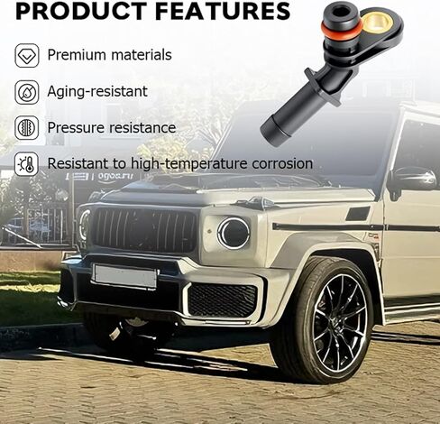 موصل خرطوم المبرد مناسب لسيارة Mercedes-Benz G63 AMG 2013 2014 2015 2016 2017 2018، شفة أنابيب مياه التبريد تحل محل 0099974272 A0099974272 in Kuwait