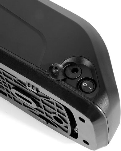 Yose Power Ebike Battery 36V 13Ah Down Tube Battery for 100W-700W Motor Electric Bicycle Lithium-Ion Safe Lock Led Indicator Light with Base and Charger 4 Pins Discharging Port in Kuwait