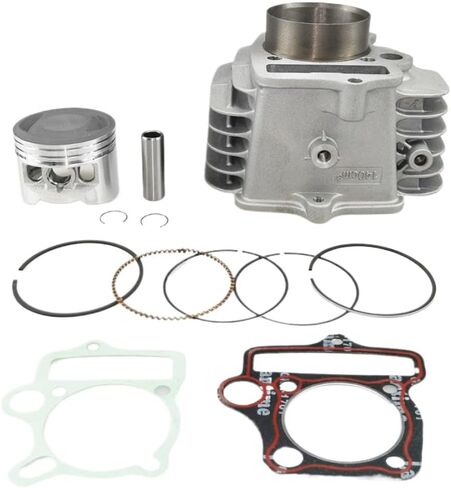 YX140 140cc 56mm طقم أسطواني مجموعة مكبس مع مجموعة حشية متوافقة مع أجزاء محرك الدراجة النارية لدراجة PIT BIKE (طقم أسطواني) in Saudi Arabia