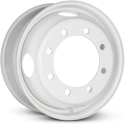 19.5x6.75 inch OEM Direct Replacement Steel Wheel for 2019-2025 Chevrolet Silverado 4500 8-275mm White 19.5 in Rim 19408815 in Saudi Arabia