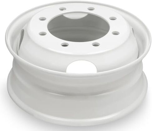 19.5x6.75 inch OEM Direct Replacement Steel Wheel for 2019-2025 Chevrolet Silverado 4500 8-275mm White 19.5 in Rim 19408815 in Saudi Arabia